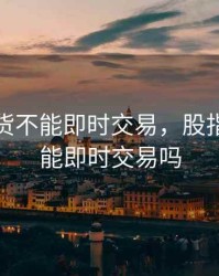 股指期货不能即时交易，股指期货不能即时交易吗