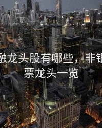 非银金融龙头股有哪些，非银金融股票龙头一览