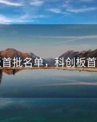 科创板首批名单，科创板首批公司