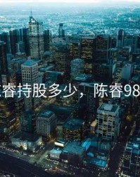 陈睿持股多少，陈睿98亿