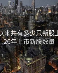 2020年以来共有多少只新股上市，2020年上市新股数量