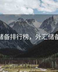 外汇储备排行榜，外汇储备 排名