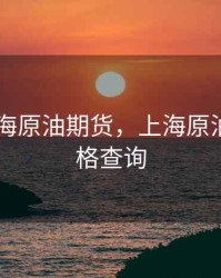 和讯 上海原油期货，上海原油期货价格查询