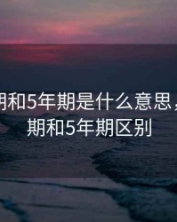 lpr1年期和5年期是什么意思，lpr1年期和5年期区别