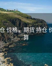 期货 持仓 价格，期货 持仓 价格怎么算