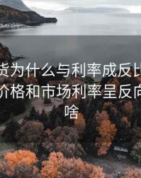 利率期货为什么与利率成反比，利率期货的价格和市场利率呈反向变动为啥