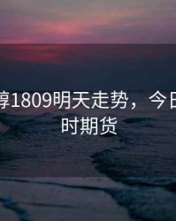 期货郑醇1809明天走势，今日郑醇实时期货