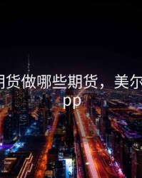 美尔雅期货做哪些期货，美尔雅期货app