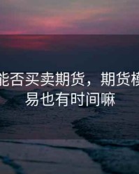 模拟盘能否买卖期货，期货模拟盘交易也有时间嘛