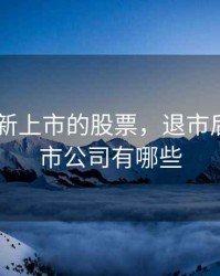 退市 重新上市的股票，退市后重新上市公司有哪些