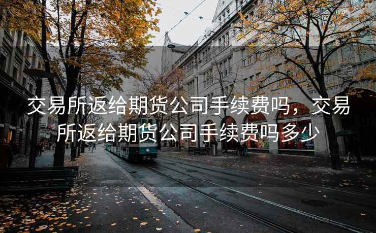 交易所返给期货公司手续费吗,交易所返给期货公司手续费吗多少 交易所返给期货公司手续费吗,交易所返给期货公司手续费吗多少