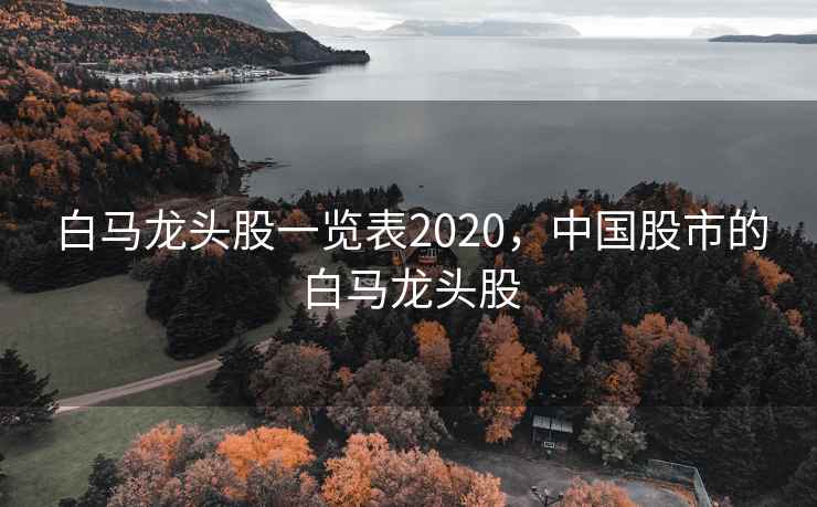 白马龙头股一览表2020，中国股市的白马龙头股