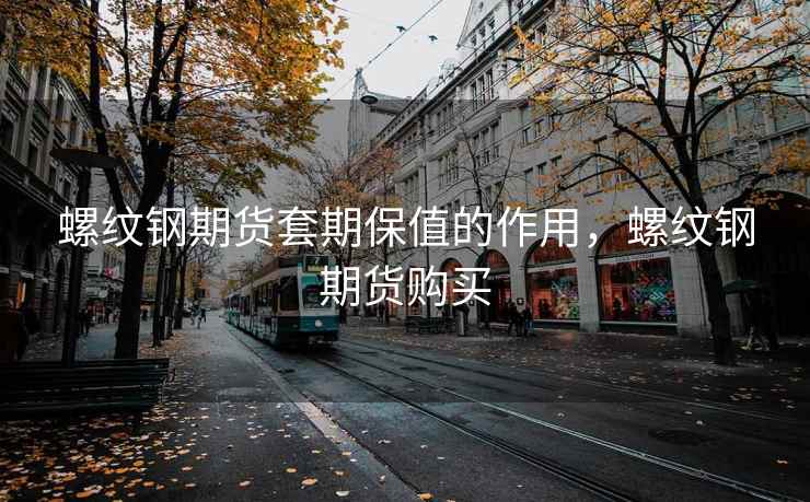 螺纹钢期货套期保值的作用，螺纹钢期货购买