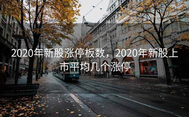 2020年新股涨停板数，2020年新股上市平均几个涨停