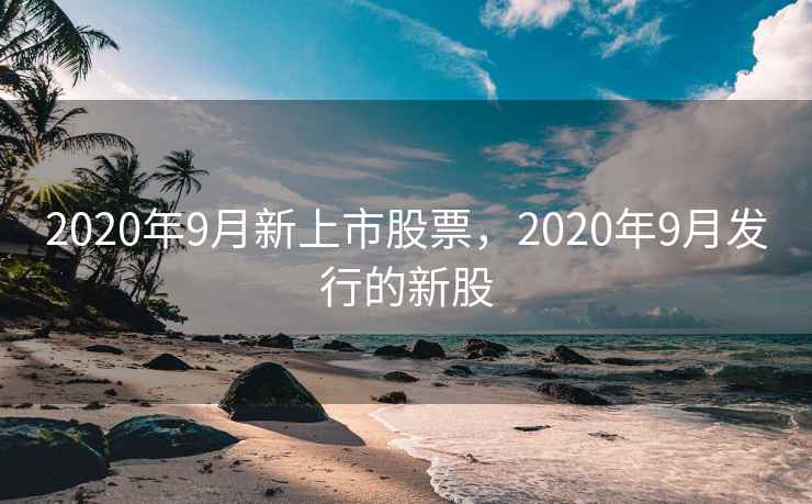 2020年9月新上市股票,2020年9月发行的新股 2020年9月新上市股票,2020年9月发行的新股