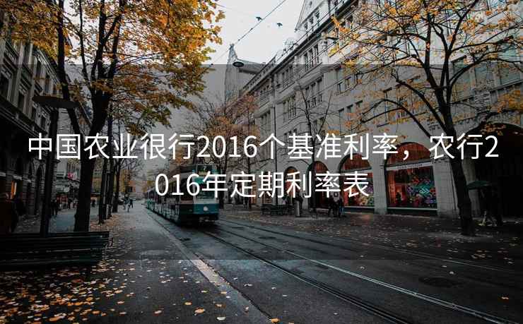 中国农业很行2016个基准利率，农行2016年定期利率表
